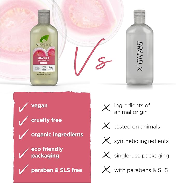 Dr Organic Guava Vitamin C Shampoo 265ml