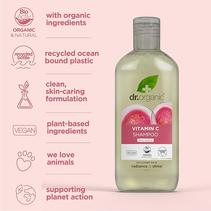 Dr Organic Guava Vitamin C Shampoo 265ml