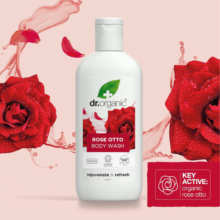 Dr.Organic Rose Body Wash 250ml