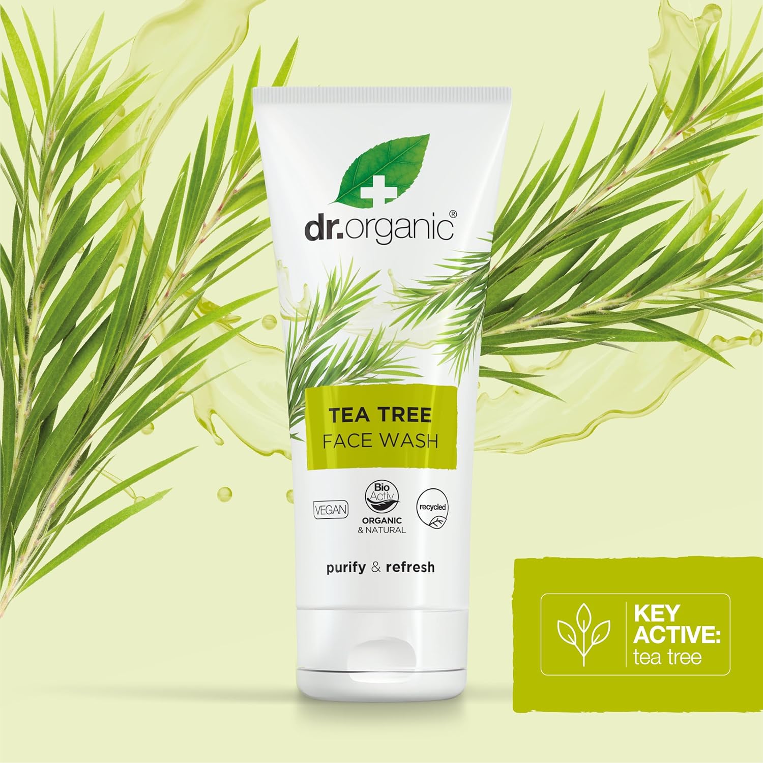 Dr. Organic Tea Tree Face Wash 200ml