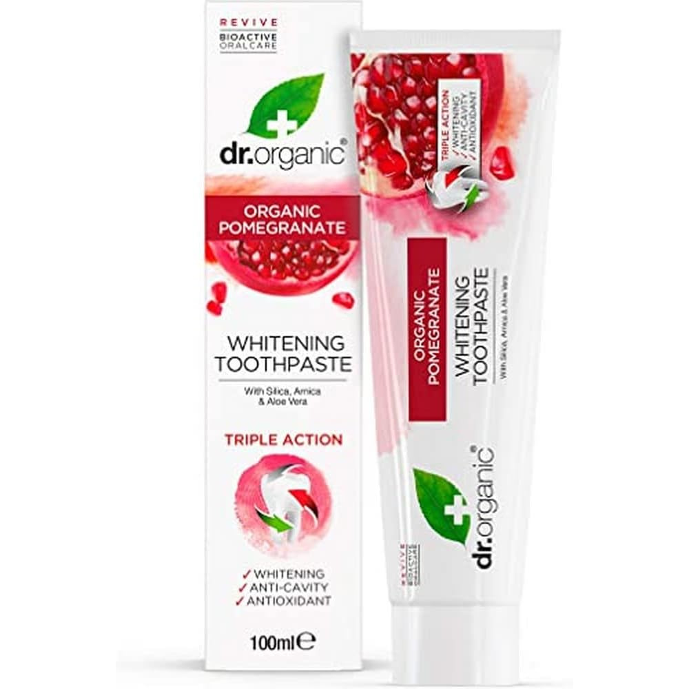 Dr. Organic Triple Action Pomegranate Toothpaste 100ml