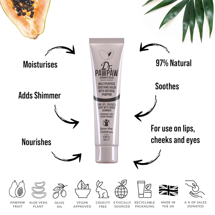 Dr Pawpaw Shimmer Balm 25ml