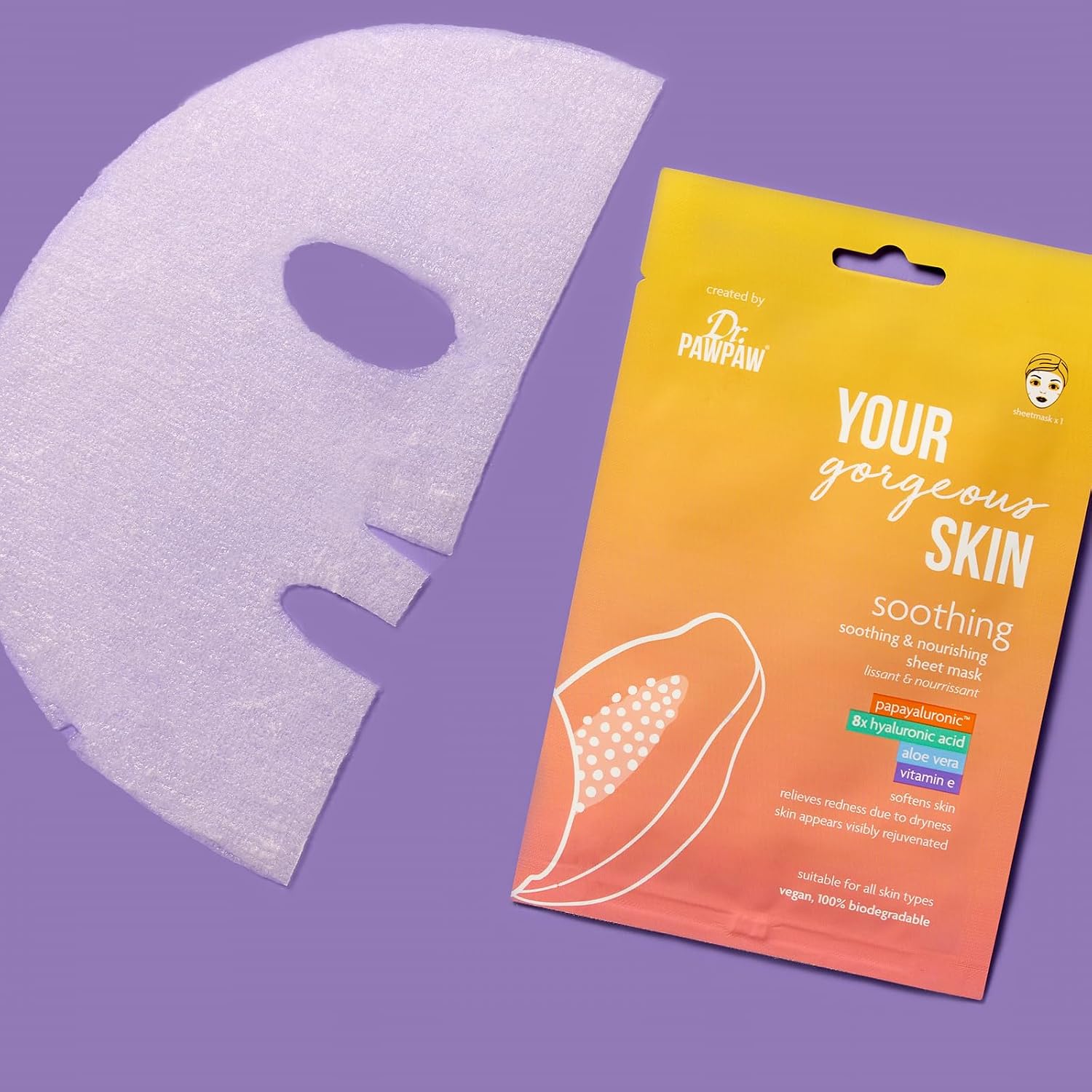 Dr Pawpaw Soothing Sheet Mask 25ml