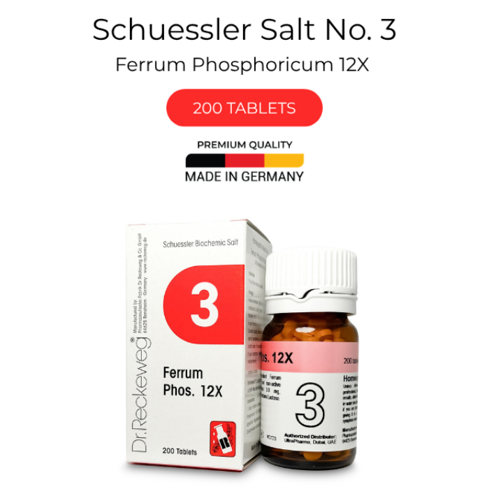 Dr Reckeweg 3 Ferrum Phosphoricum 12X Tab 200s