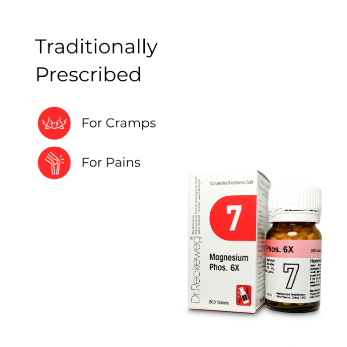 Dr Reckeweg 7 Magnesium Phosphoricum 6X Tab 200s