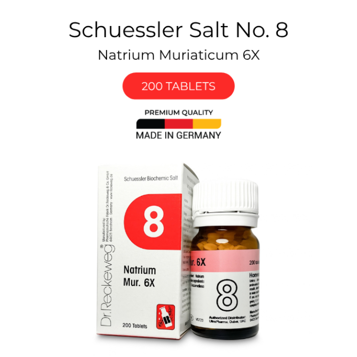 Dr Reckeweg 8 Natrium Muriaticum 6X Tab 200s