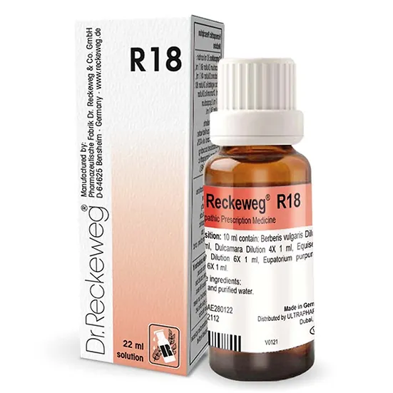 Dr. Reckeweg R18 Homeopathic Formula 22ml
