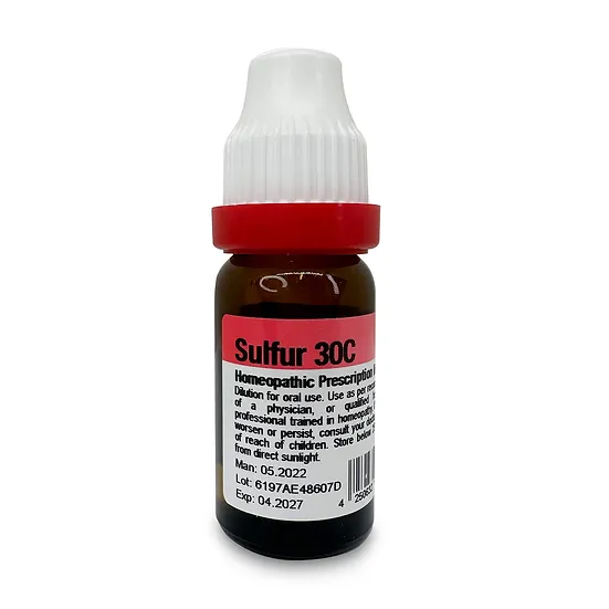 Dr. Reckeweg sulfur 30c 7.5 ml