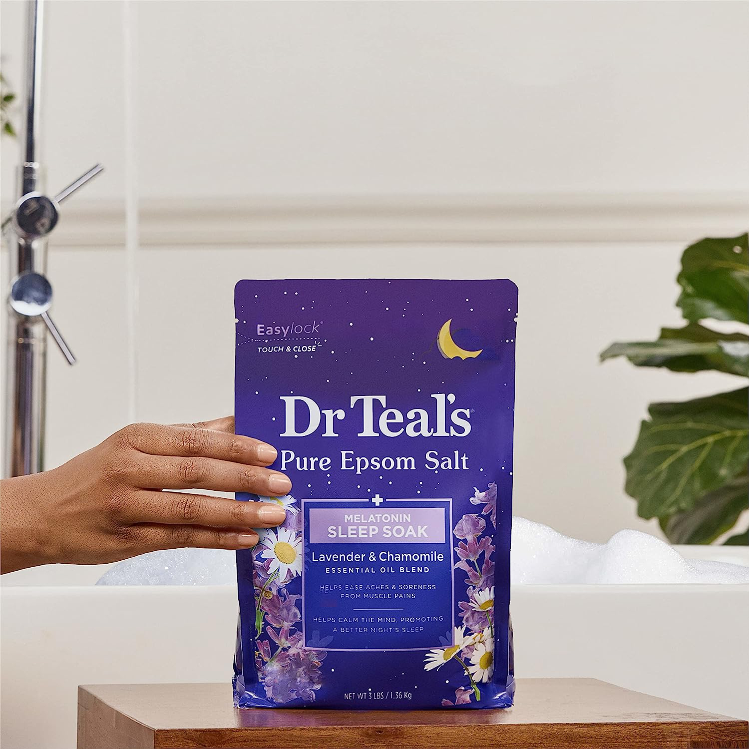 Dr Teal's Sleep Soak Melatonin Lavender Epsom Salt 1.36kg