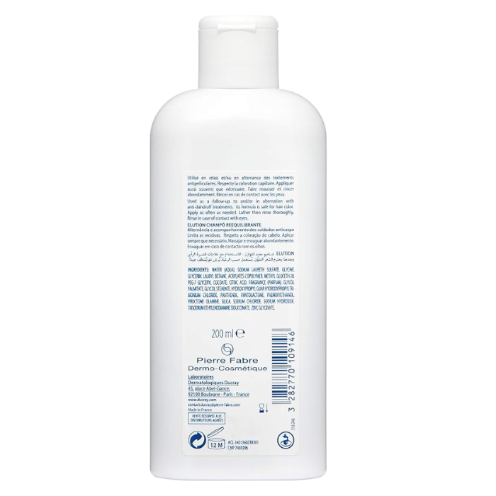 Ducray Elution Gentle Balancing Shampoo 200ml