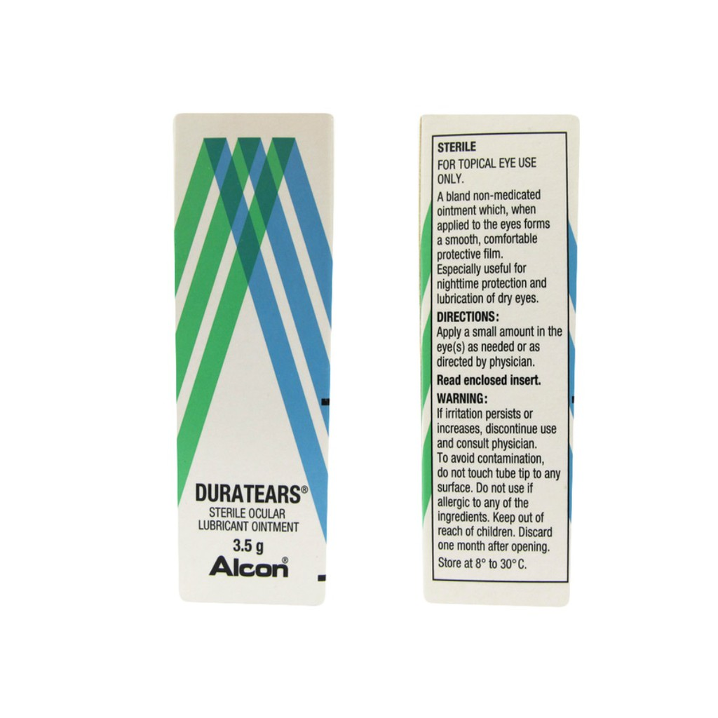 Duratears Eye Ointment 3.5g Tube