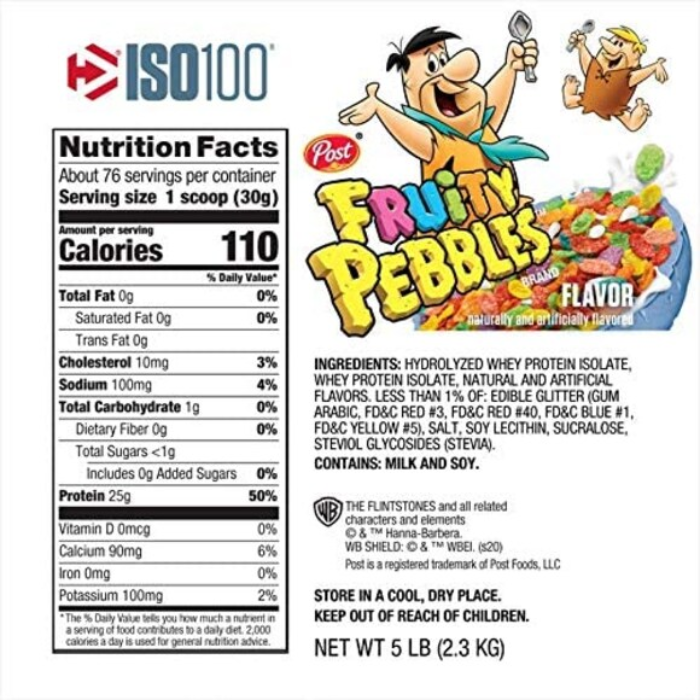 Dymatize ISO 100 5Lbs Fruity Pebbles