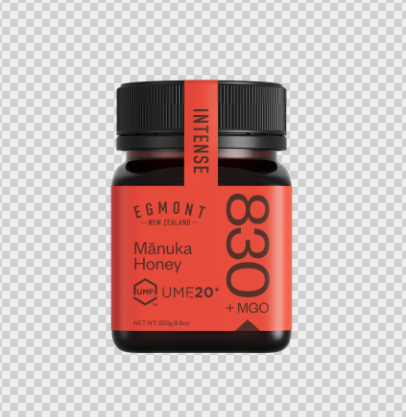Egmont Honey Monofloral Manuka Honey 20+ UMF MGO 830+ 250g