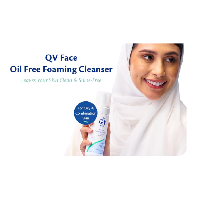 Ego QV Oil-Free Foaming Face Cleanser, Acne and Blemish Control, pH Balanced, Sensitive Skin, 150ml