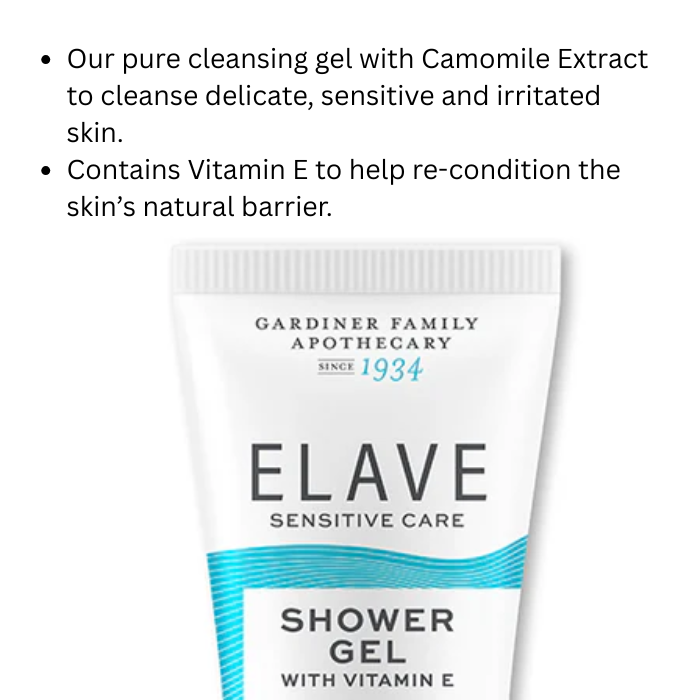 Elave Dermatological Sensitive Shower Gel 250ml