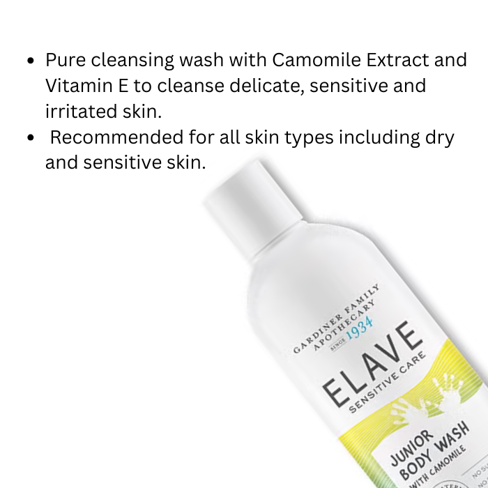 Elave Junior Sensitive Body Wash 250ml
