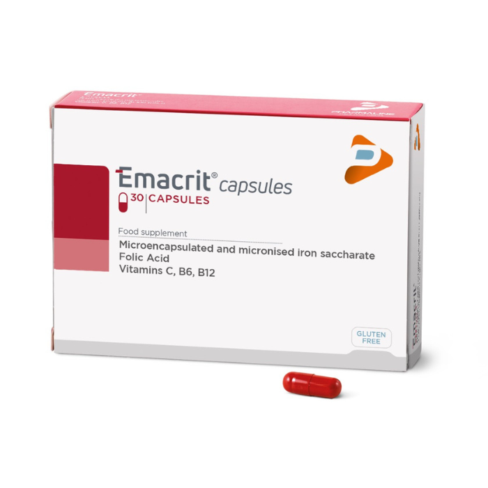 Emacrit Hard Gelatin Capsules 30s