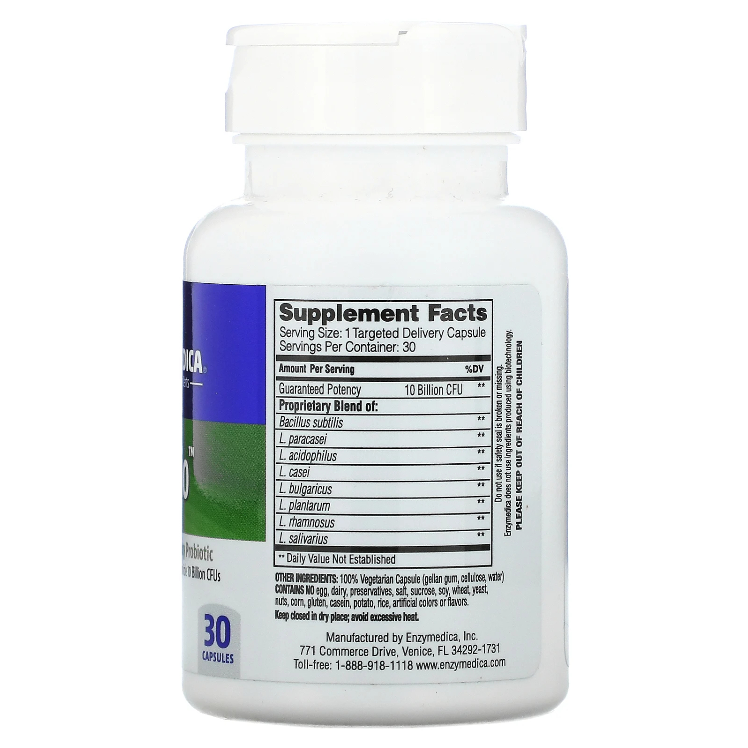Enzymedica Pro-Bio 30 Capsules