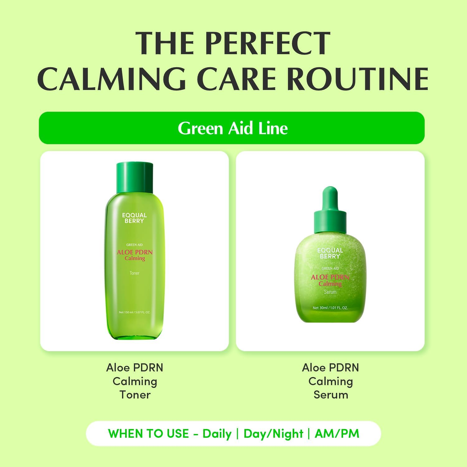 Eqqualberry Aloe PDRN Calming Toner 150ML