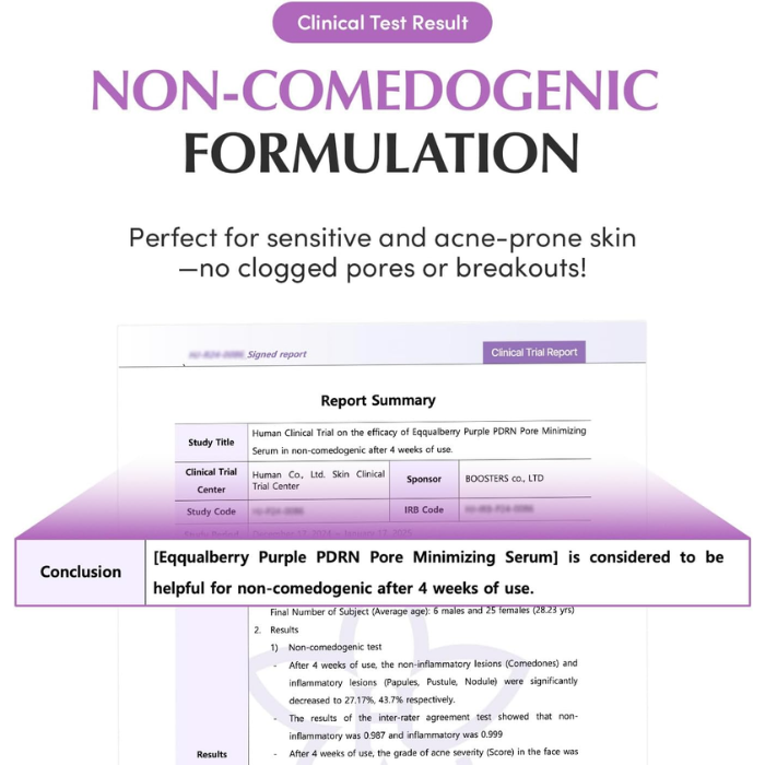 Eqqualberry Purple PDRN Pore Minimizing Serum 30ML