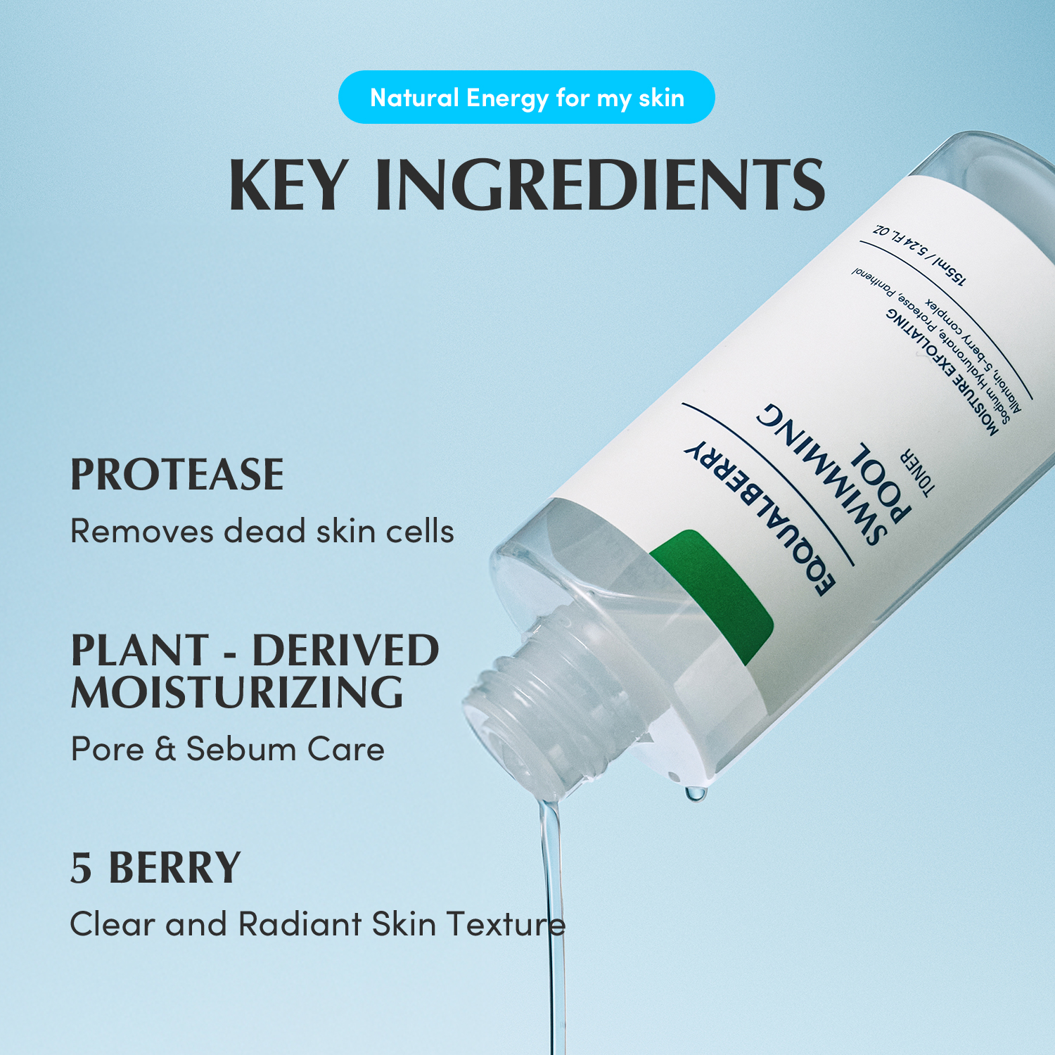 Eqqualberry Swimming Pool Toner 155ML