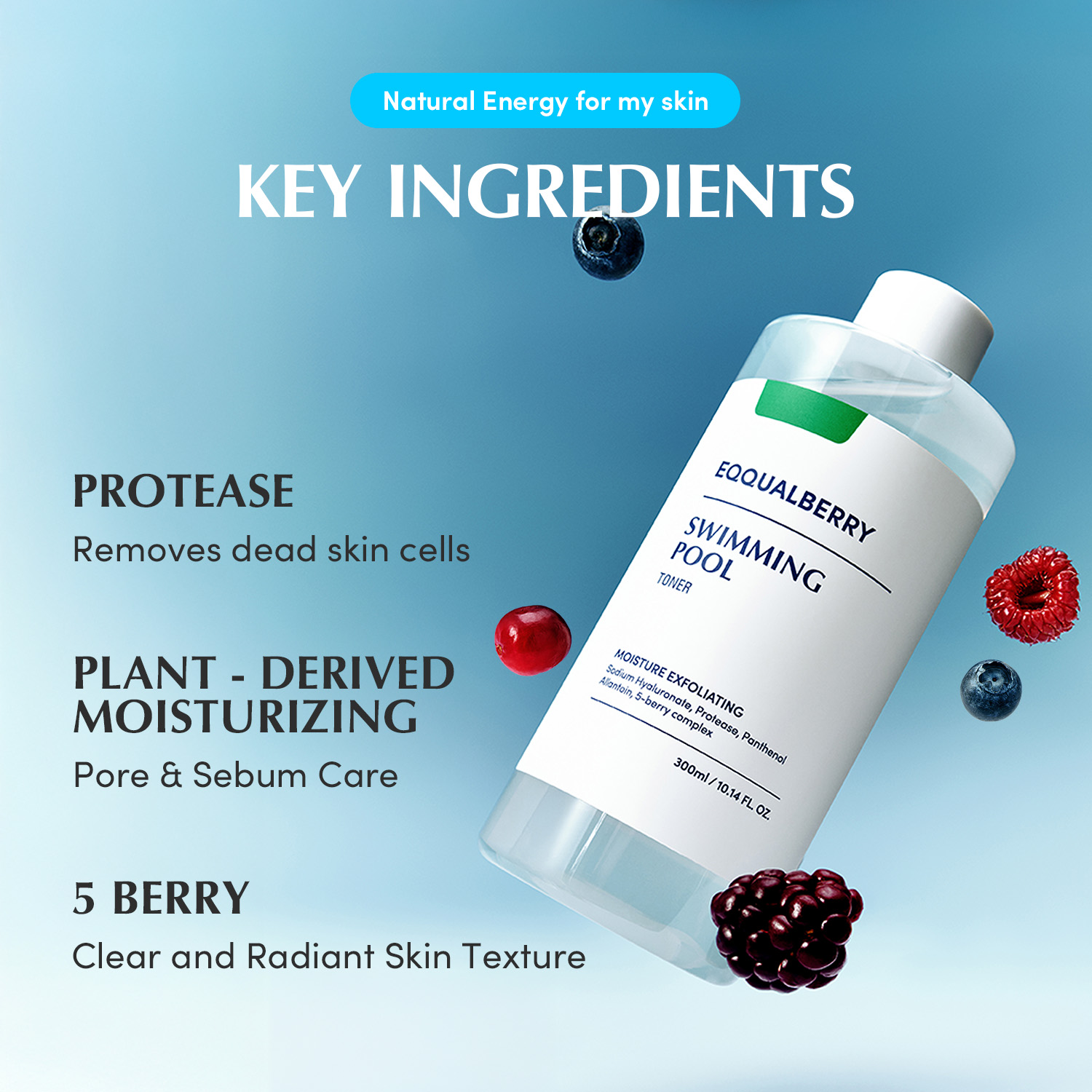 Eqqualberry Swimming Pool Toner 300ML