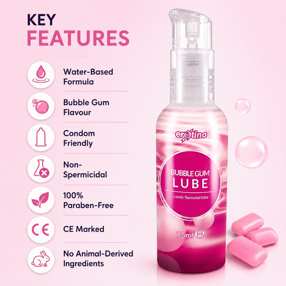 Erotino Bubble Gum Lube 75 ml