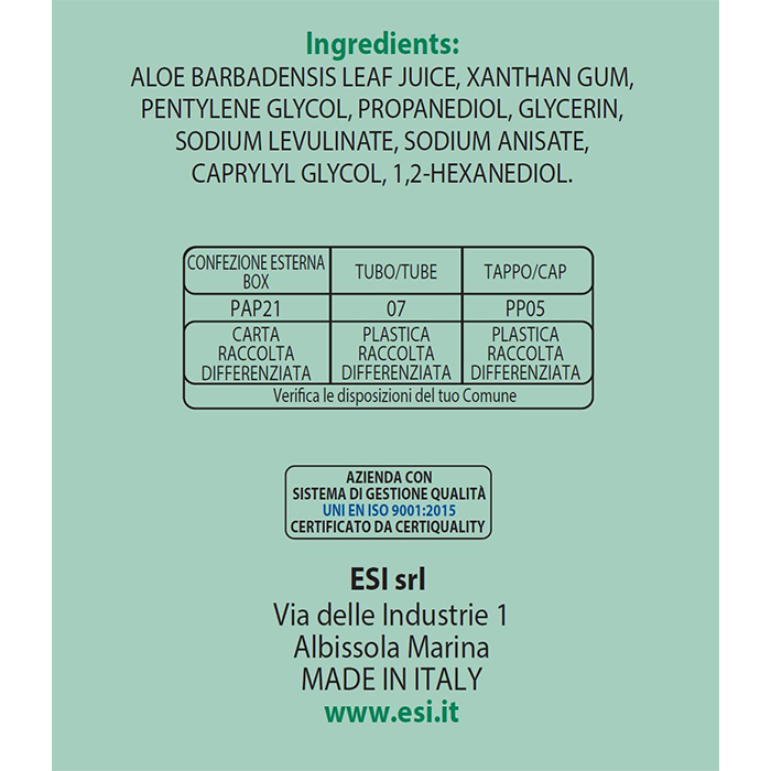 ESI Aloe Vera Pure Gel 200ML