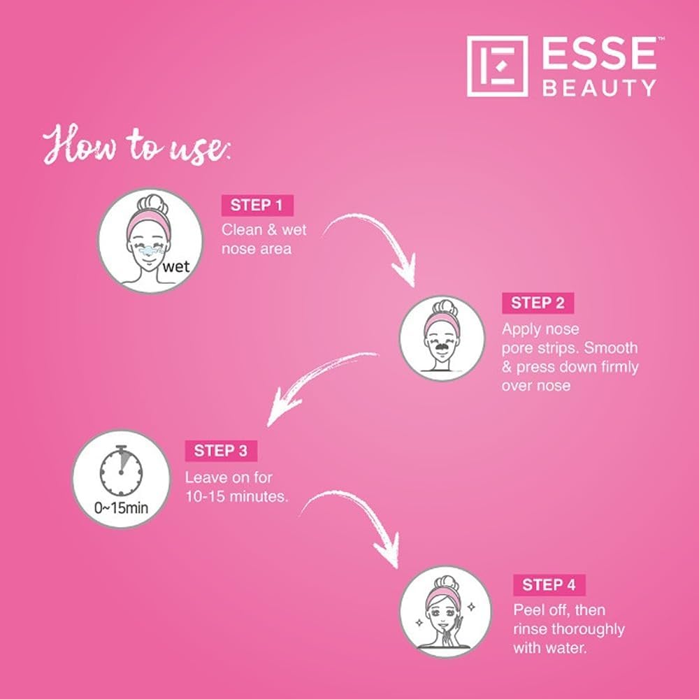 Esse Beauty Nose Pore Strips Aloe 6s