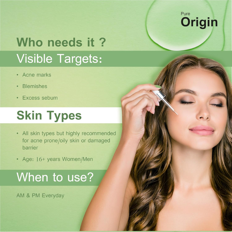 Pure Origin Niacinamide 10% + Zinc 1% Serum 30ml
