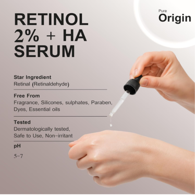 Pure Origin Retinol 2% + HA Serum 30ml