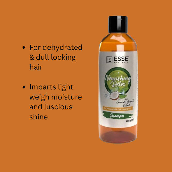 Esse Naturals Nourishing Coconut Green Tea Shampoo 400ml