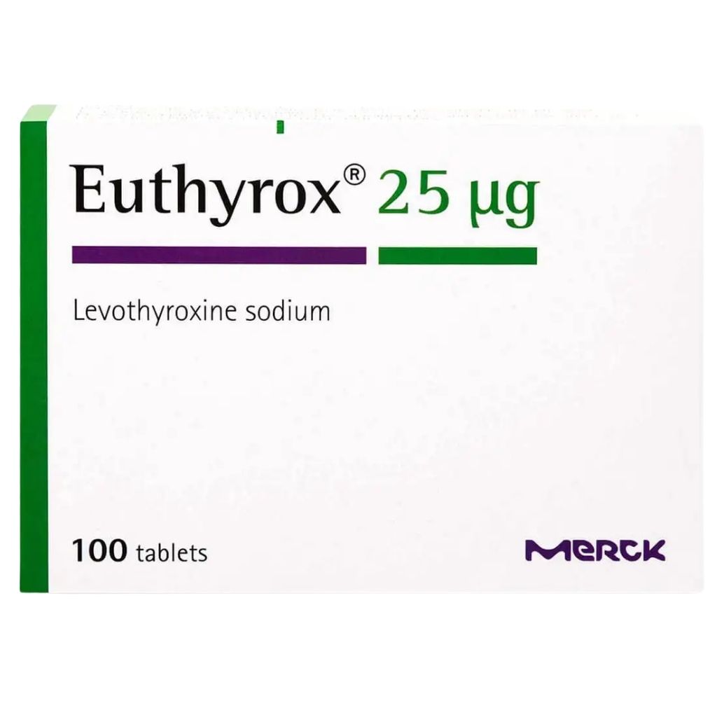 Euthyrox 25mcg 100 Tablets