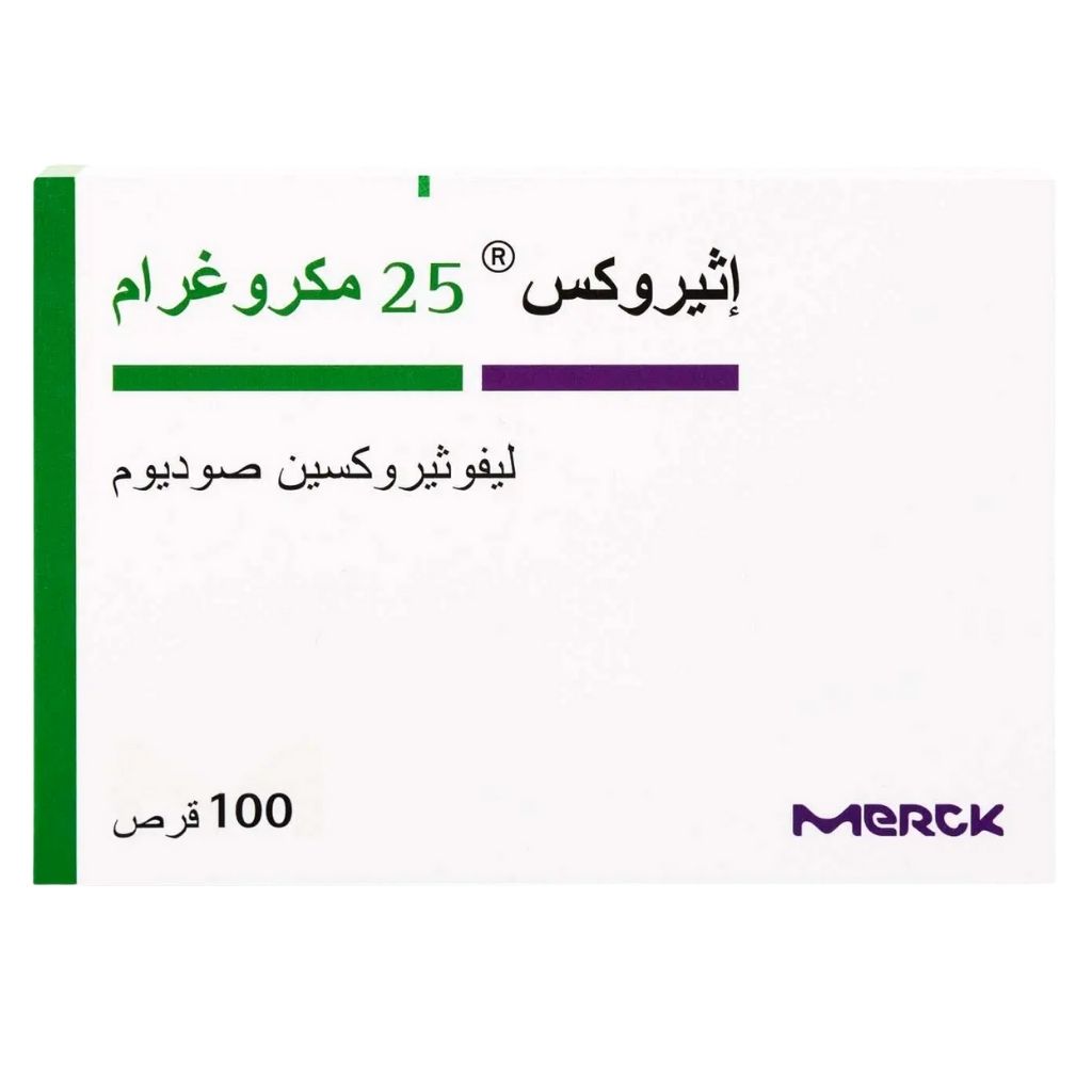 Euthyrox 25mcg 100 Tablets