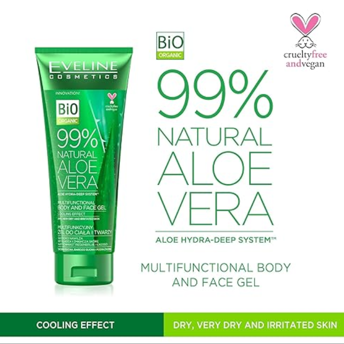 Eveline Facemed + Moisturizing And Soothing Face Wash Gel Aloe 150ml