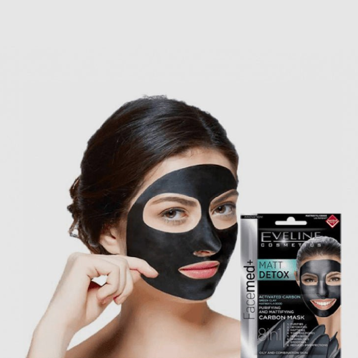 Eveline Matt Detox Purifying And Mattifying Carbon Mask