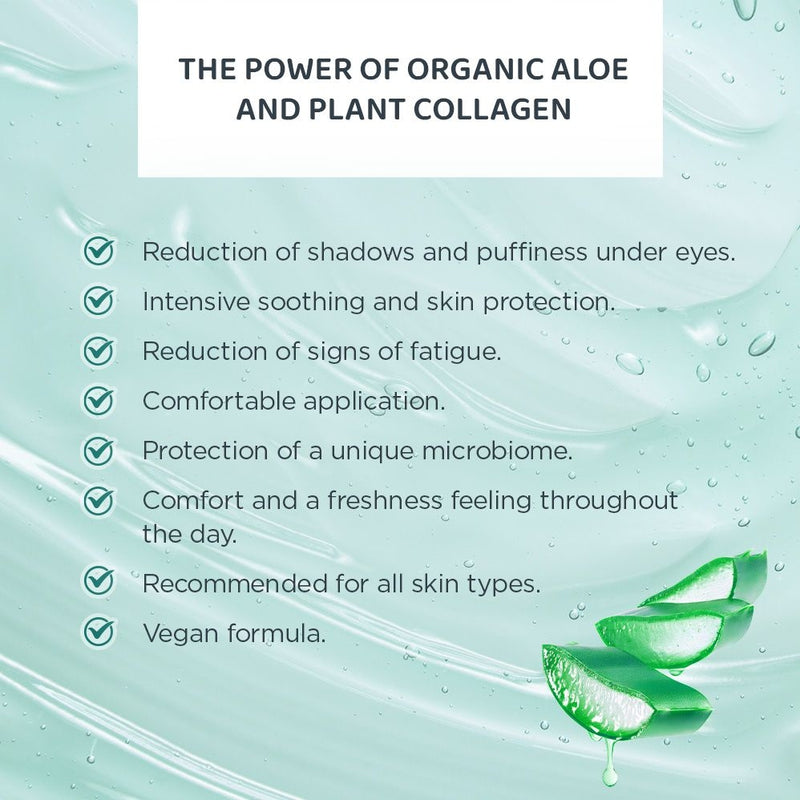 Eveline Organic Aloe+Collagen Moisturizing Roll-On Eye Contour Model 15ml