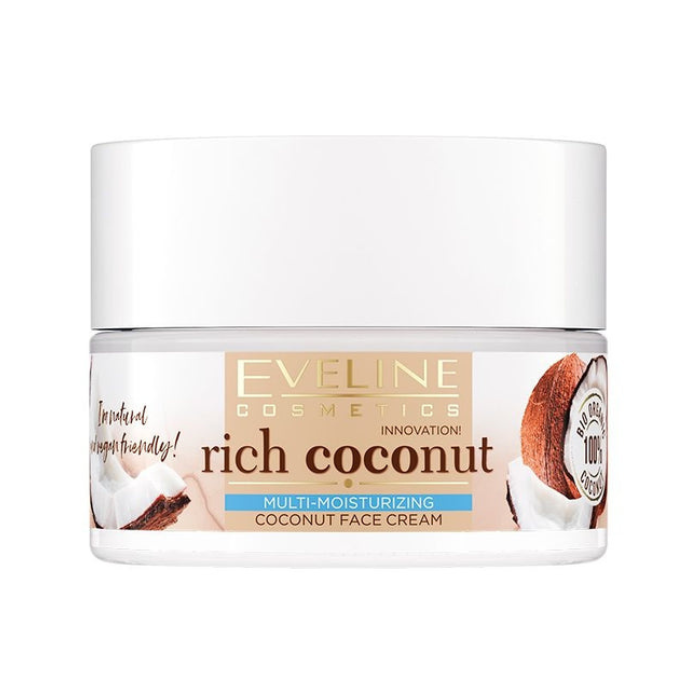 Eveline Rich Coconut Multi-Moisturizing Coconut Face Cream 50ml