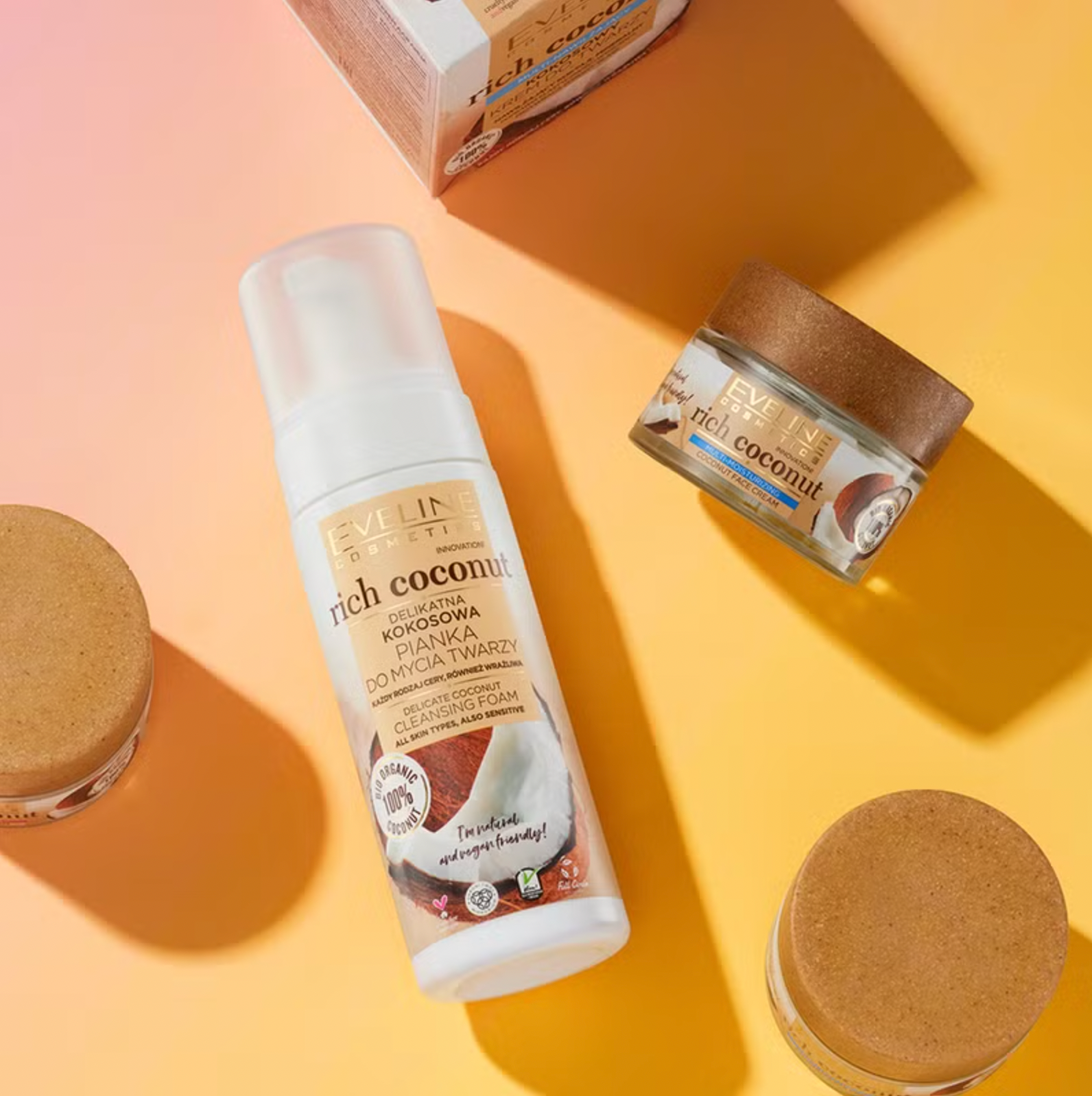 Eveline Rich Coconut Delicate Coconut Cleansing Foam 150ml