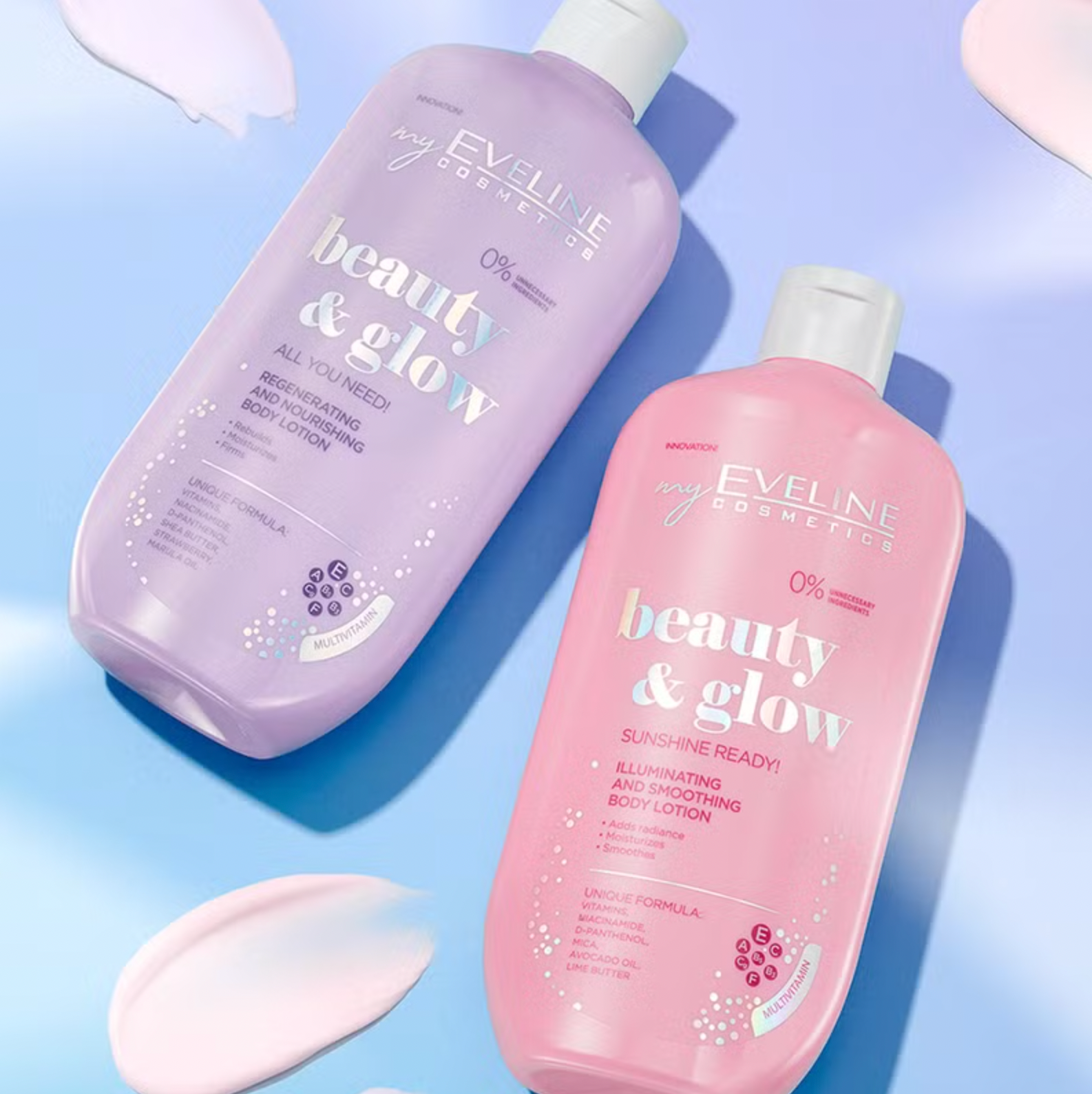Eveline Beauty & Glow Illuminating and Smoothing Body Lotion 350ML