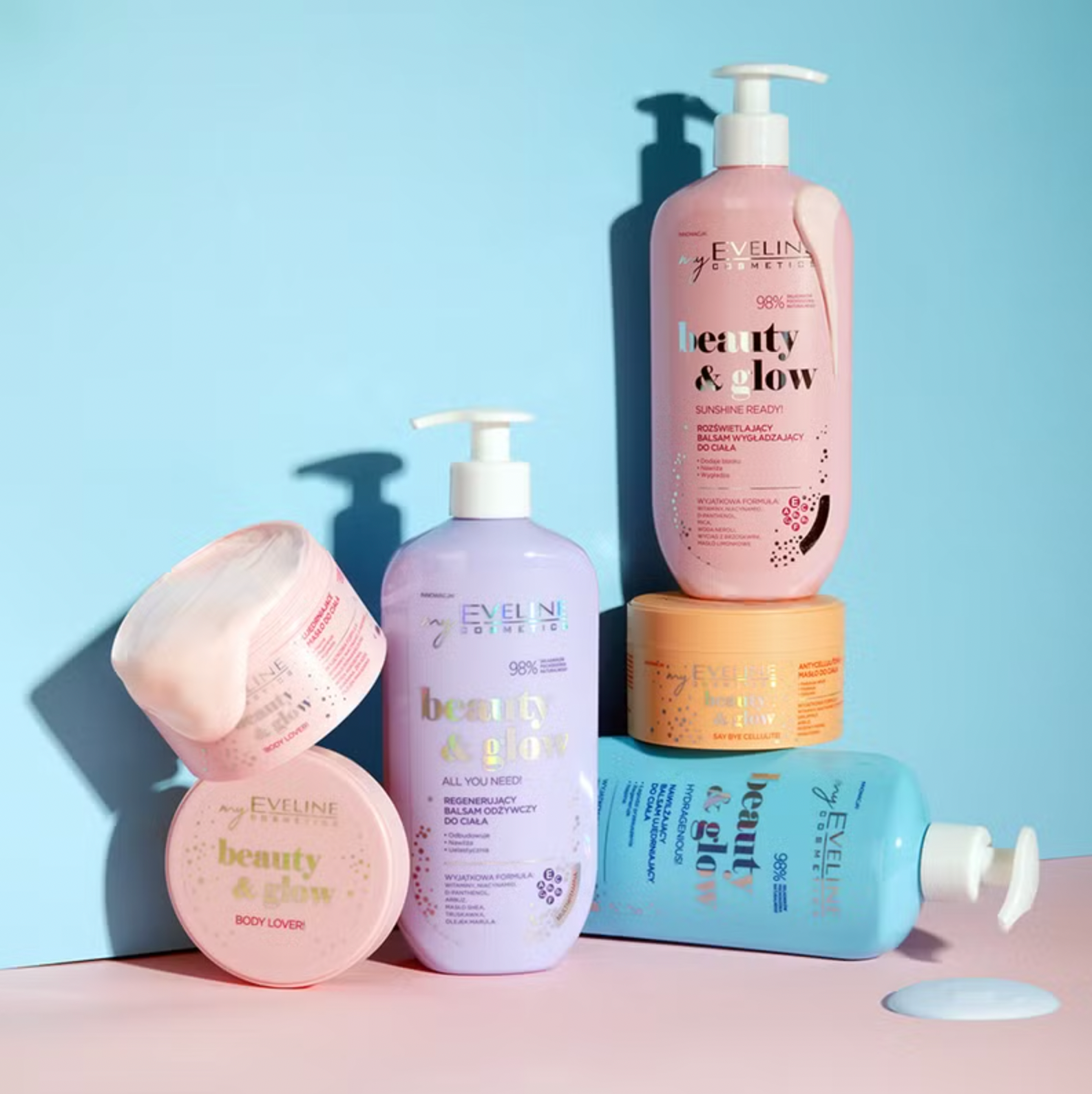 Eveline Beauty & Glow Moisturizing and Firming Body Lotion 350ml