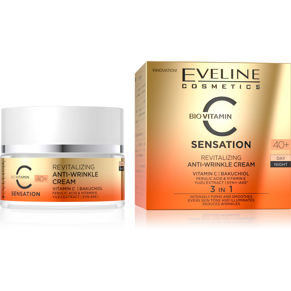 Eveline C Sensation 40+ Anti-Wrinkle Cream 50ml