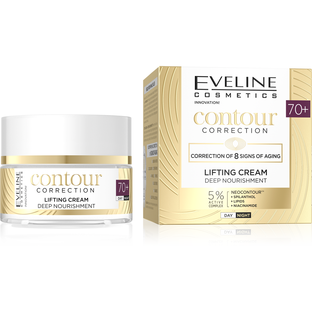 Eveline Contour Correction 70+ Lifting Cream 50ml
