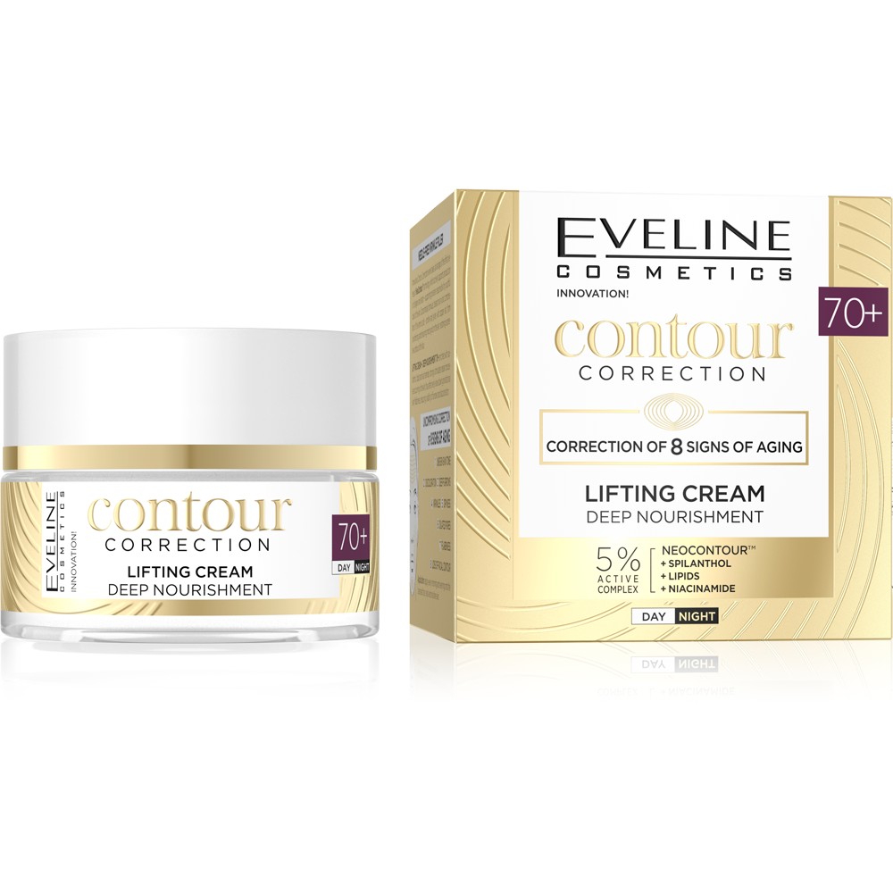 Eveline Contour Correction 70+ Lifting Cream 50ml