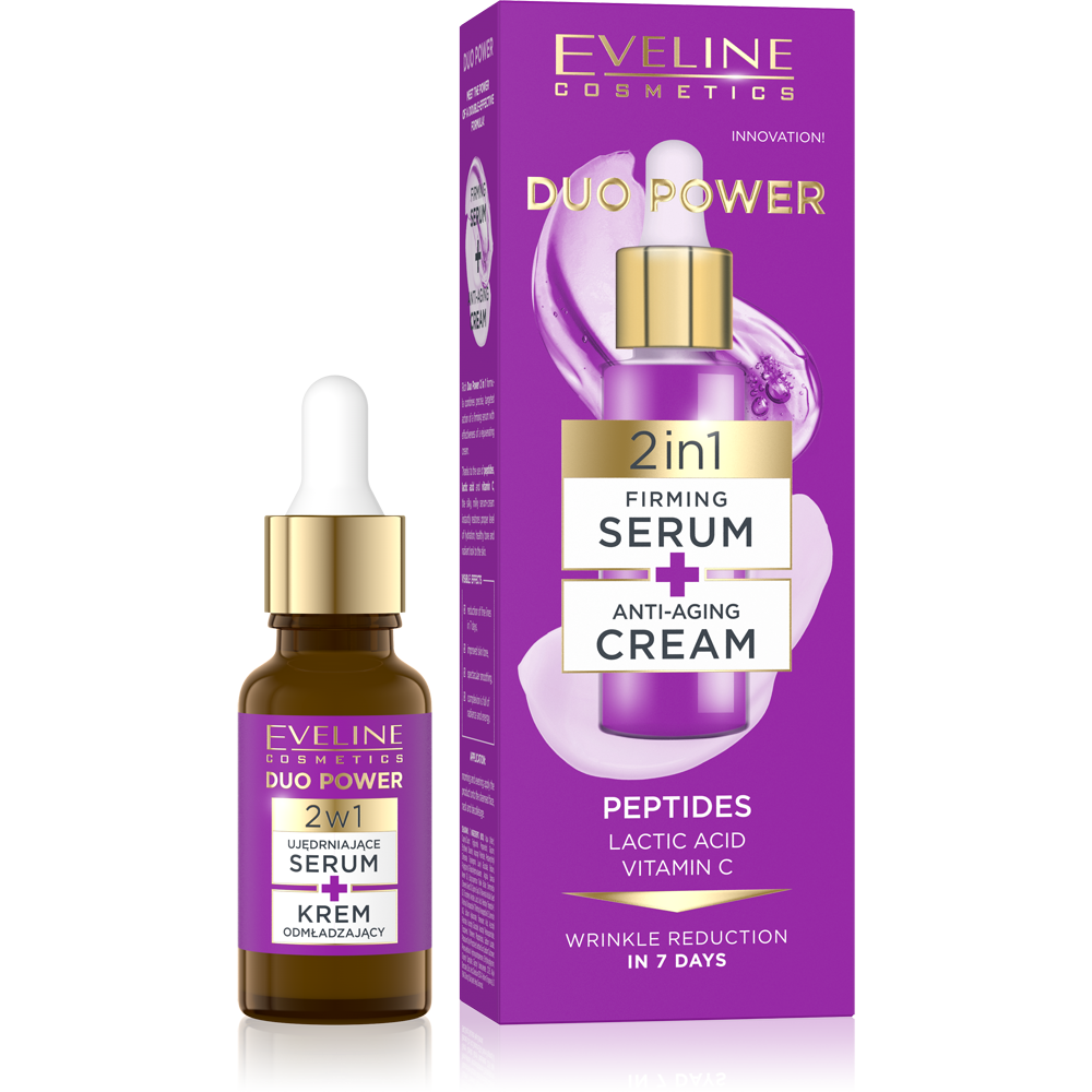Eveline Duo Power 2 In 1 Firming Serum 18ml