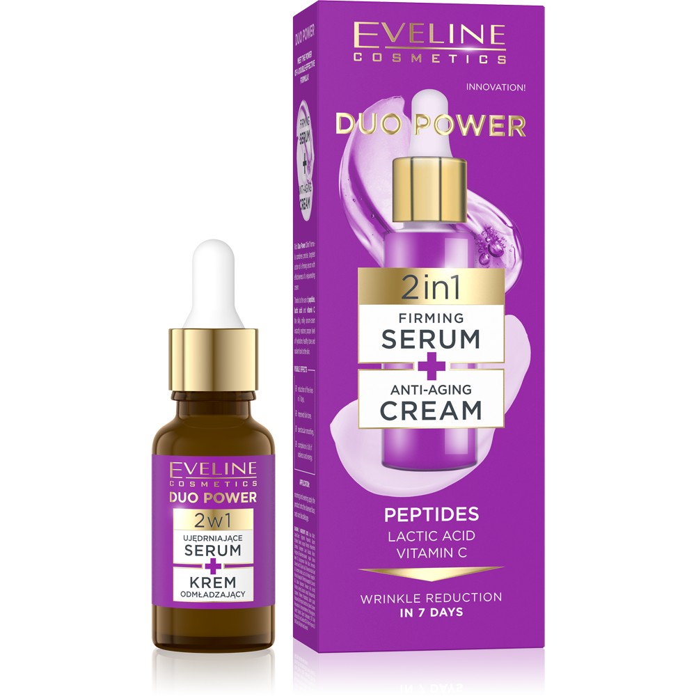 Eveline Duo Power 2 In 1 Firming Serum 18ml