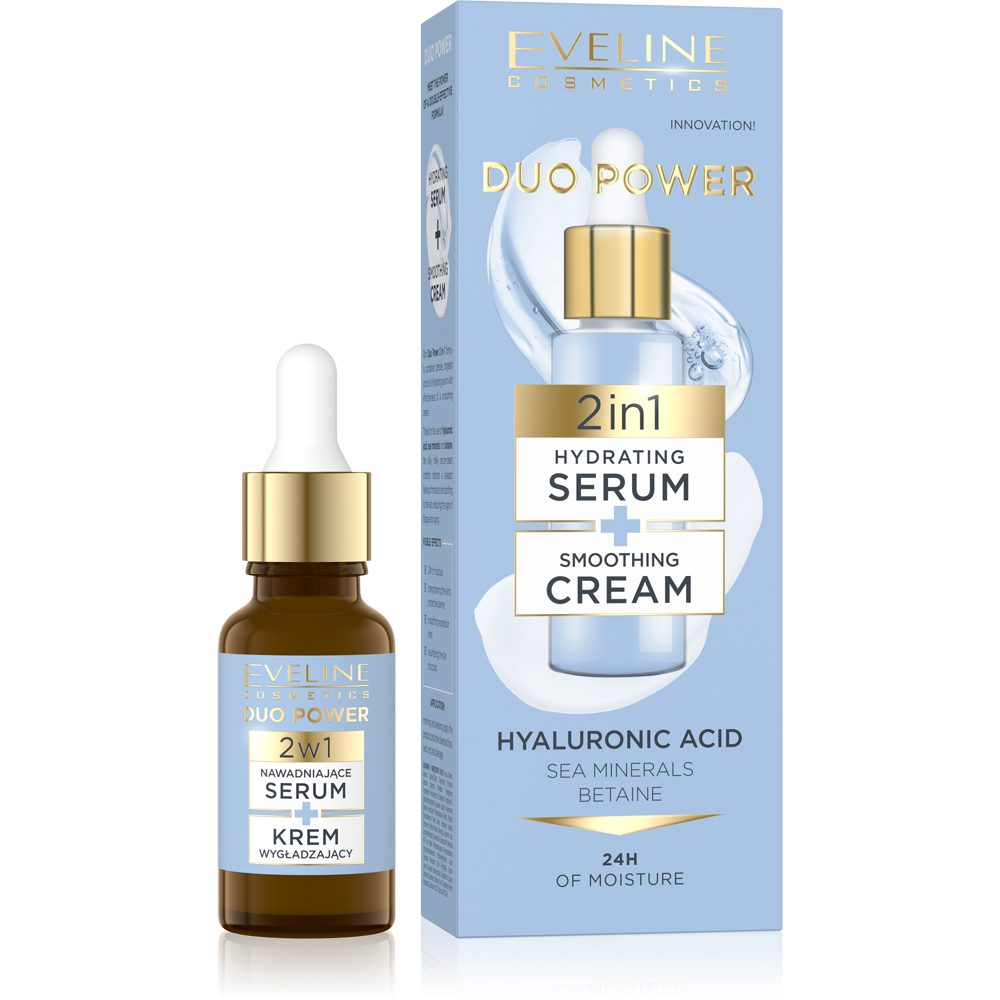 Eveline Duo Power 2 In 1 Hydrating Serum 18ml