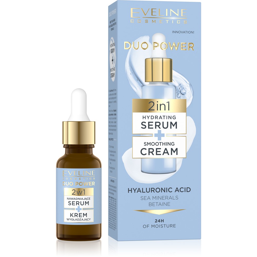 Eveline Duo Power 2 In 1 Hydrating Serum 18ml