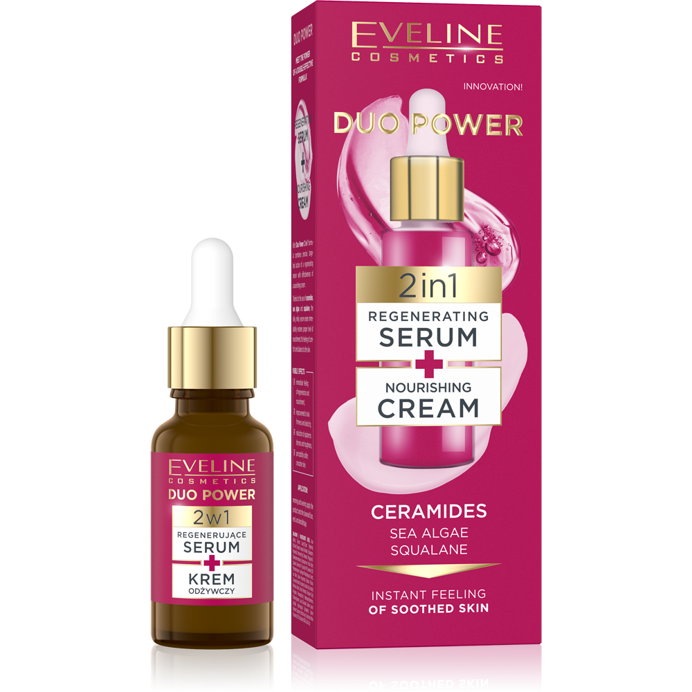 Eveline Duo Power 2 In 1 Regenerating Serum 18ml