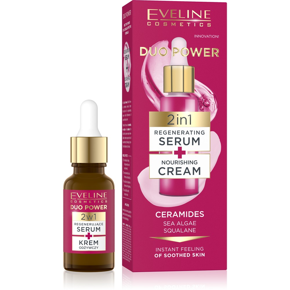 Eveline Duo Power 2 In 1 Regenerating Serum 18ml